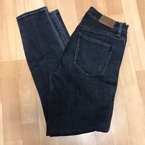 Madewell Dark Blue 10" High Riser Skinny Skinny
